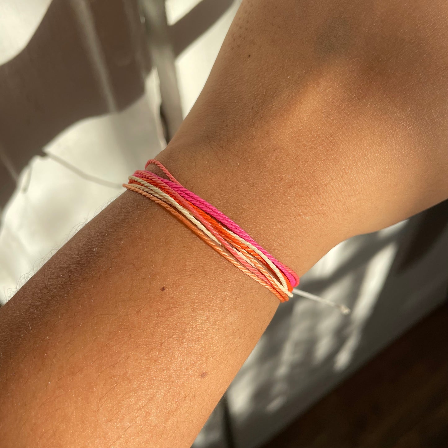 Summer days wax string bracelet