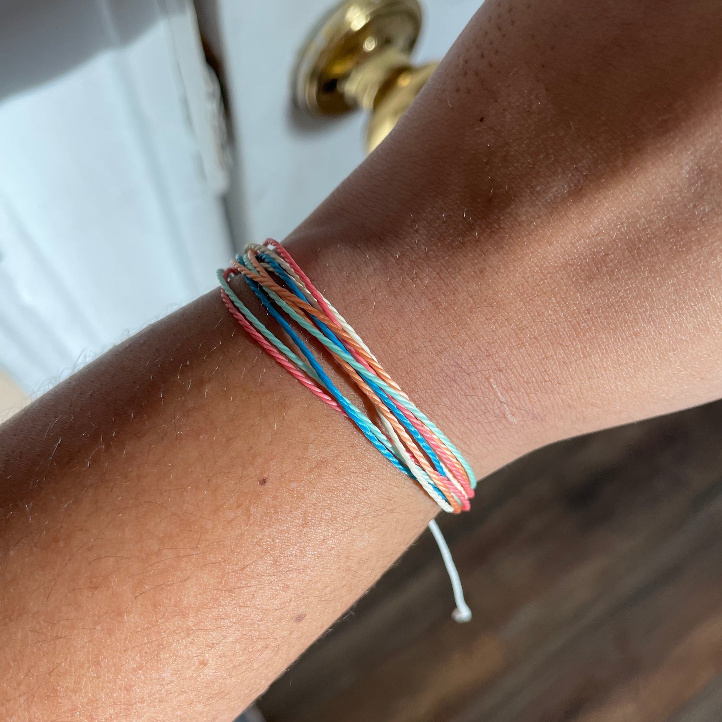 Summer breeze wax string bracelet