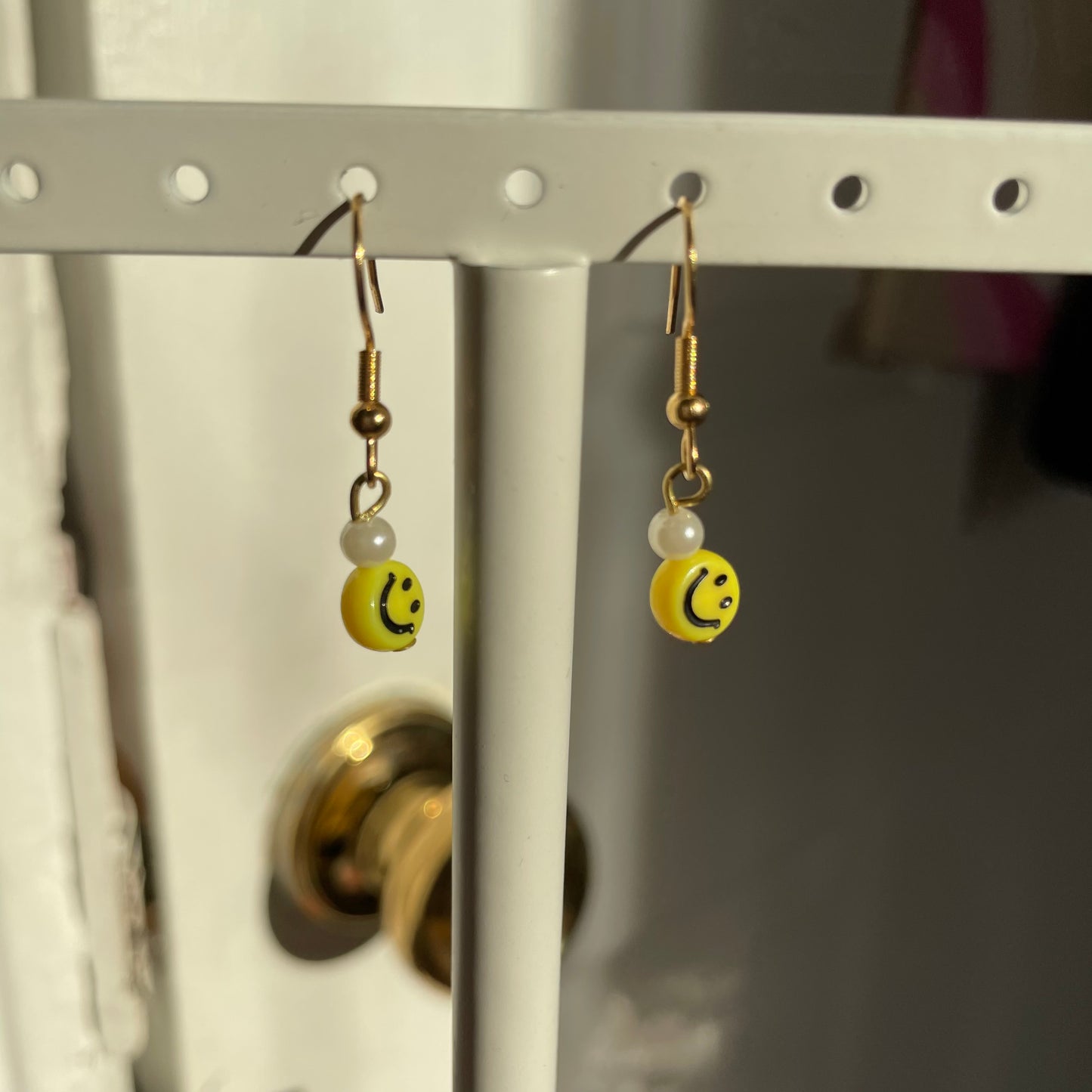 Smiley face earrings